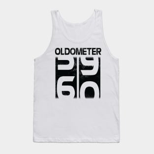 Oldometer Happy Birthday 60 Years Old Was Born In 1960 To Me You Papa Dad Mom Brother Son Husband Tank Top